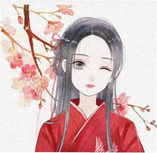 读者来稿作者的头像插画